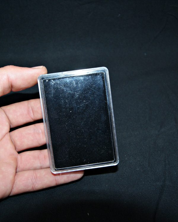 Caja de exposición transparente