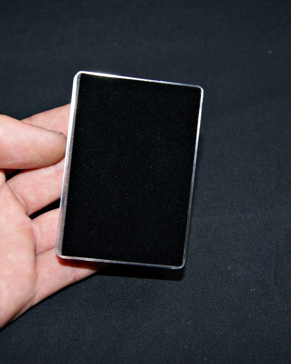 Caja de exposición transparente