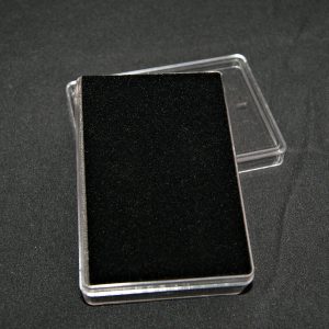 Caja de exposición transparente