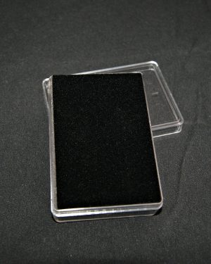 Caja de exposición transparente