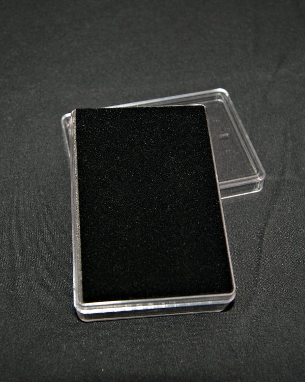 Caja de exposición transparente