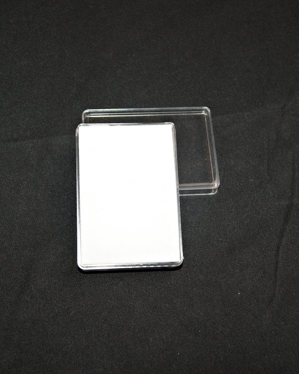 Caja de exposición transparente