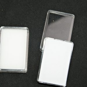 Caja de exposición transparente