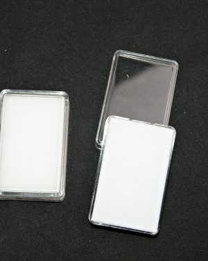 Caja de exposición transparente