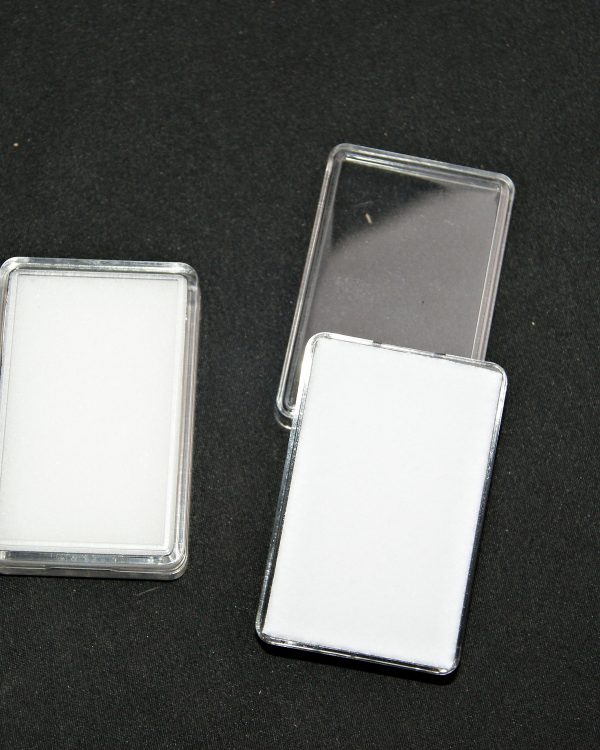 Caja de exposición transparente