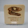 Tarjeta de madera Carcharodontosaurus saharicus