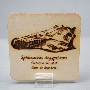 Tarjeta de madera Spinosaurus aegyptiacus