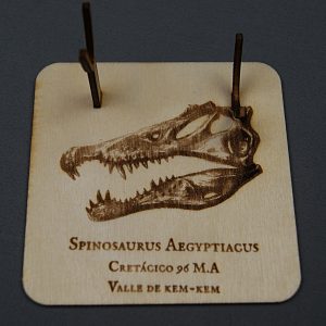 Soporte de madera Spinosaurus