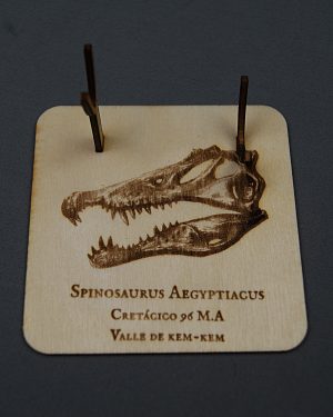 Soporte de madera Spinosaurus