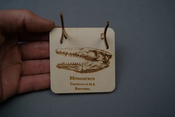 Soporte de madera Mosasaurus